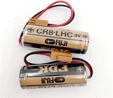 HZH 12 Pack CR8 LHC 3v Battery Brown Plug For Fuji CR8 LHC Battery