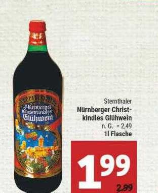 Sternthaler Nürnberger Christkindles Glühwein Angebot bei Marktkauf