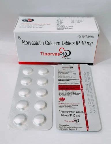 10mg Atorvastatin Calcium Tablets Ip At Rs 450box Atorvastatin