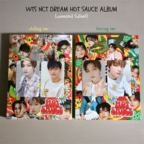 Jual NCT DREAM HOT SAUCE ALBUM CHILLING BORING VERSION Shopee Indonesia