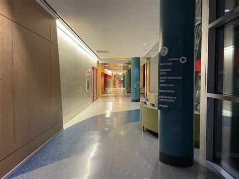 Childrens Hospital Of Georgia Interior Colorful Walk Way And Directions