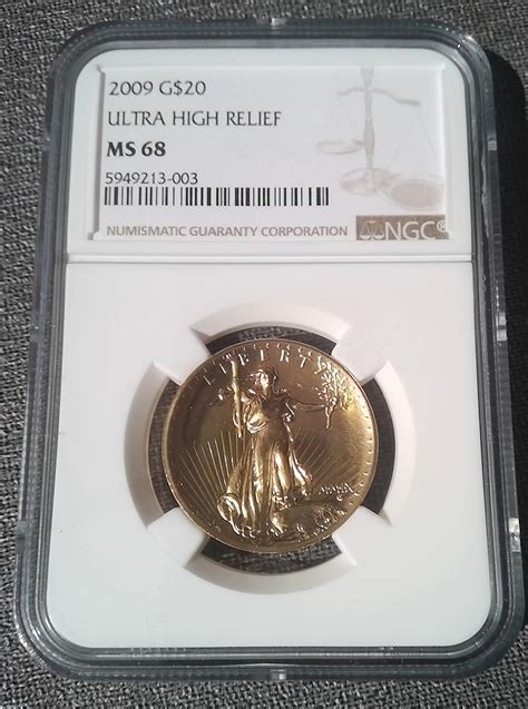 St Gaudens Gold Coin Ultra High Relief Graded Ms By Ngc