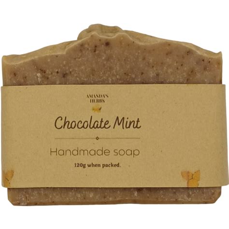 Amandas Herbs Chocolate Mint Soap Beecoactive