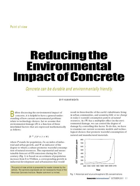 environmental impact of concrete | Construction Aggregate | Concrete