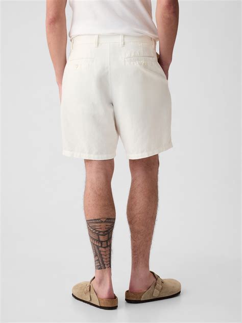 8 Linen Cotton Shorts Gap