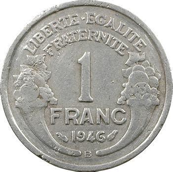 Gvt provisoire 1 franc Morlon frappe médaille 1946 Beaumont le Roger