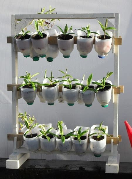 Diy Vertical Herb Garden From Plastic Milk Cartons