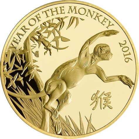 500 Pounds Elizabeth II Year Of The Monkey Gold Proof United