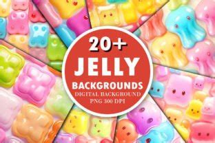 Jelly 3D Kawaii Color Bundle Graphic By Swirltal Creative Fabrica