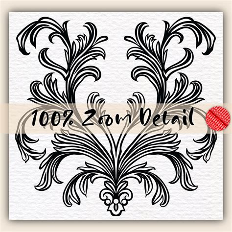 Filigree Clipart SVG, Filigree PNG Clipart Filigree Decorative Elements ...