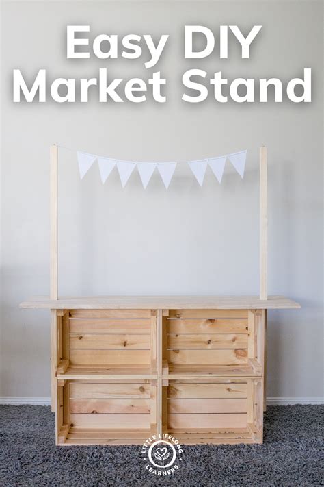 Diy market stand for dramatic play – Artofit