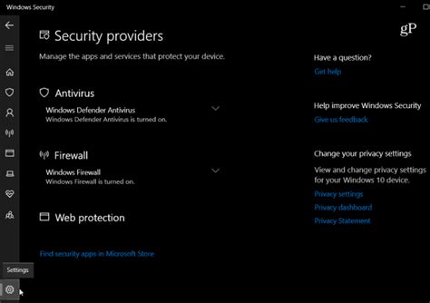 What’s New with Windows 10 October 2018 Update Security Settings