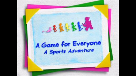 Barney Friends A Game For Everyone A Sports Adventure Arabic