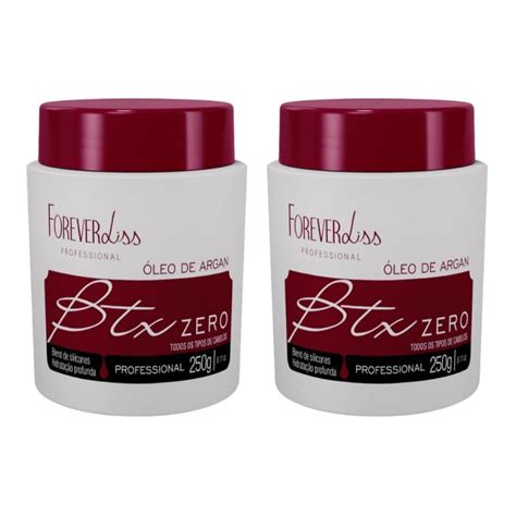 Forever Liss Kit Btx Argan 2x Máscara Volume Zero Argan Oil 250g