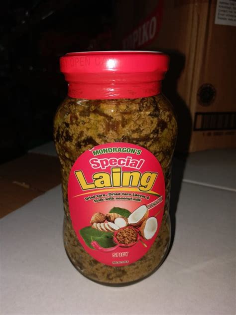 MONDRAGON LAING SPICY 340G Jessica S Filipino Foods