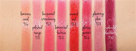 Loreal Color Riche Shine Lipstick Swatches Deeper Brights Lipstick