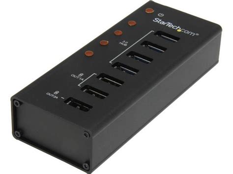 StarTech ST4300U3C3 4 Port USB 3 0 Hub 3 Dedicated USB Charging