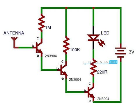 Diy Non Contact Voltage Tester Tested Electronics Circuit Simple Electronic Circuits