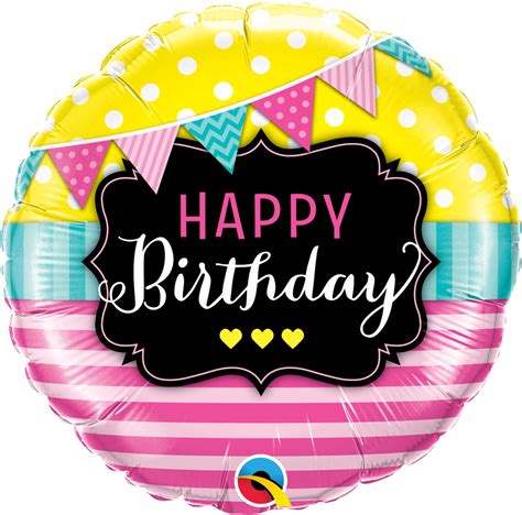 Happy Birthday Foil Balloon PNG Images Transparent Background PNG Play