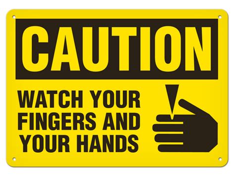 Incom Caution Watch Your Finger And Hands