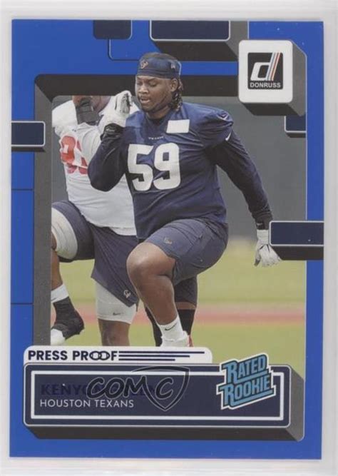 Panini Donruss Rated Rookie Press Proof Blue Kenyon Green