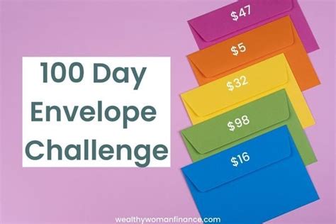 Free 100 Envelope Challenge Chart How To Save 5000 In 3 Months