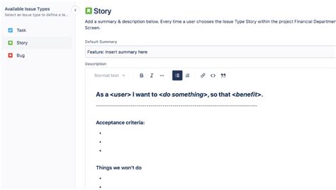 Issue Summary And Description Templates For Jira Cloud Atlassian