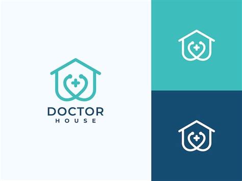 Premium Vector Creative Health Care Medical Home Logo In 2023