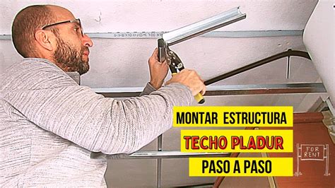 Montar TECHO De PLADUR FACIL PASO A PASO Parte 1 Reforma