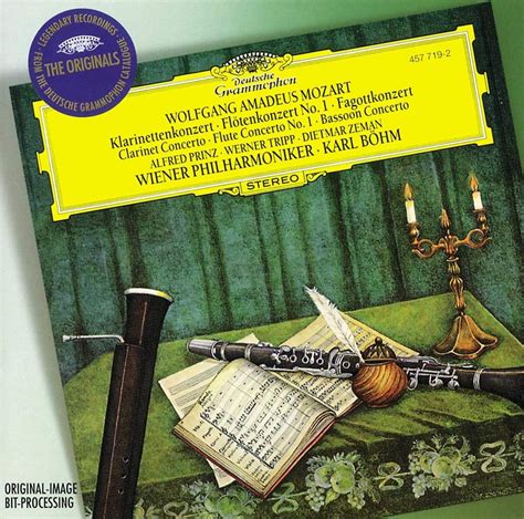 Mozart Wind Concertos Wolfgang Amadeus Mozart Karl Bohm Wiener