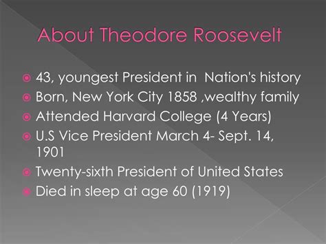 Ppt Theodore Roosevelt Powerpoint Presentation Free Download Id