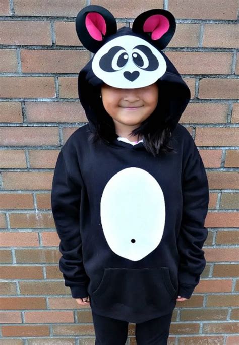 13 DIY Panda Costume Patterns For Kids - DIYnCrafty