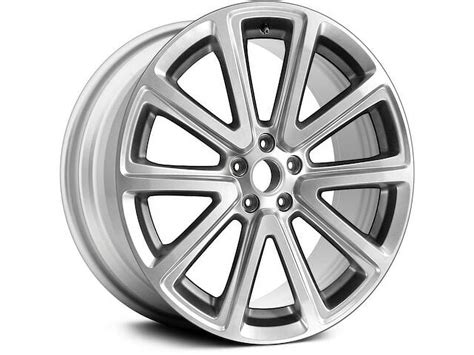 Aluminum Wheel Silver Metallic 20 X 85 Inch 10 Spoke 5 Lug