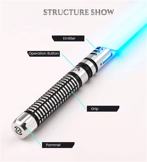 Txqsaber Lightsaber Neo Pixel Heavy Dueling Rgb Laser Sword Metal Hilt