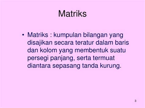 Ppt Matriks Powerpoint Presentation Free Download Id3737625