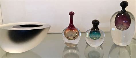 Arne Jon Jutrem For Hadeland Glass Art Glass Vaser