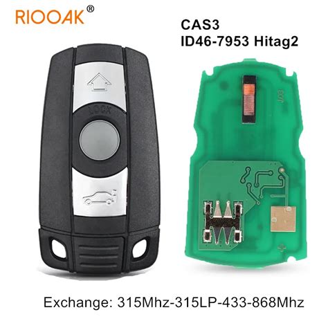 Exchangeable Lp Mhz Id Remote Smart Key For Bmw