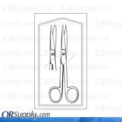 Surgical Instruments Sklar Econo Sterile Operating Scissors 5 1 2