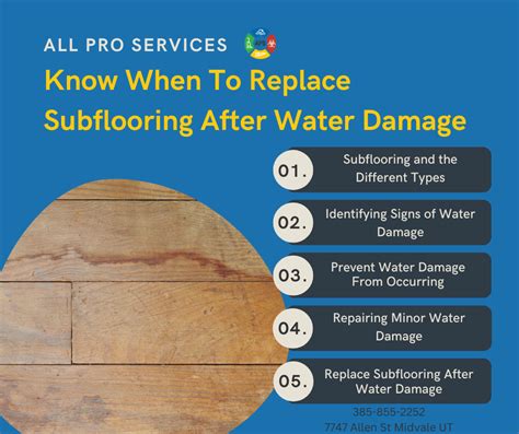 Know When To Replace Subflooring After Water Damage