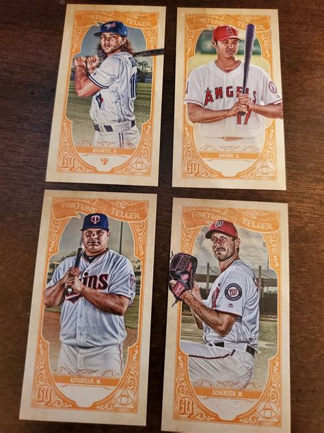 2020 Topps Gypsy Queen Fortune Teller Shohei Ohtani Bo Bichette Lot