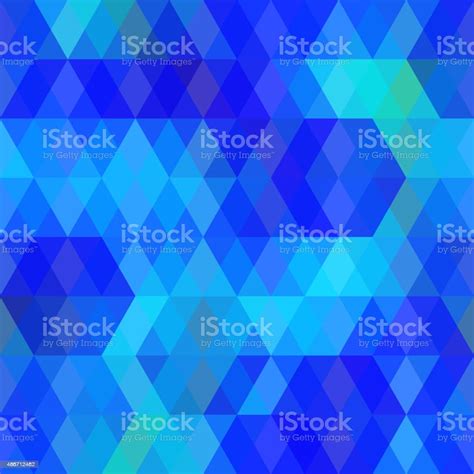 Pattern With Bright Colored Rhombus Geometric Background Blue Color