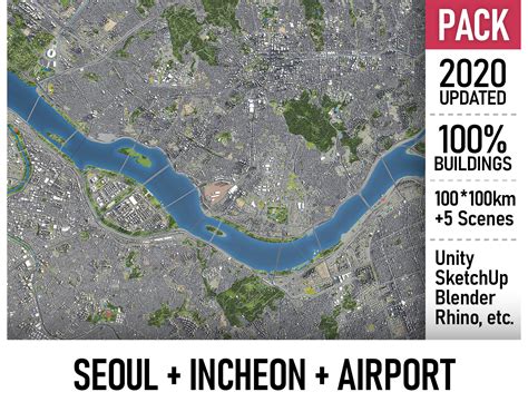 3D Model Collection Seoul - Incheon - Airport VR / AR / low-poly | CGTrader