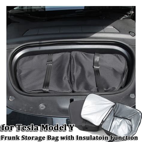 Frunk Luggage Storage Bags For Tesla Model Y Cooler Organizer Bag