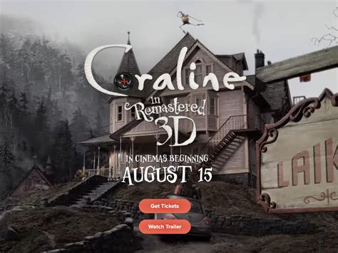 ¿cuándo Ver Coraline Remasterizada En Cines 3d Por Su 15 Aniversario