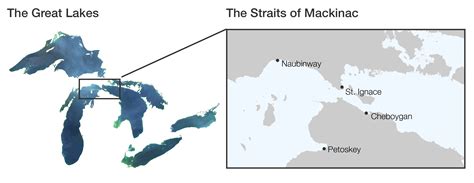 Straits Of Mackinac Map