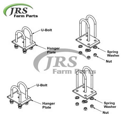 Trailer Kit Double/ Trailer U Bolt Kit With Nuts Washer & Plate ...