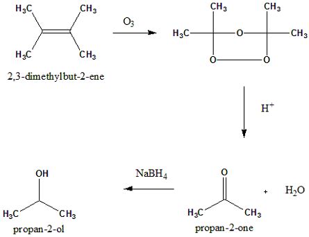 Write A Reaction Sequence To Create Propanol From Dimethylbut