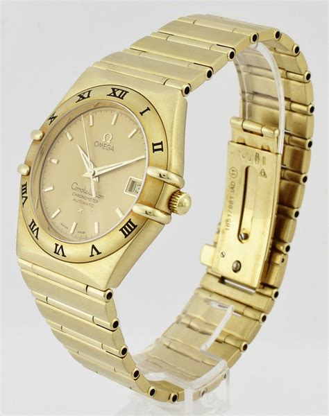 Omega Constellation Chronometer Automatic 18k Gold Corello