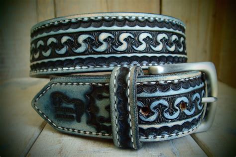 Leather Stamped Belt Made By Me Jentina Leather Creations