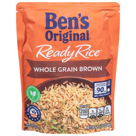 Save On Ben S Original Second Ready Rice Whole Grain Brown Order